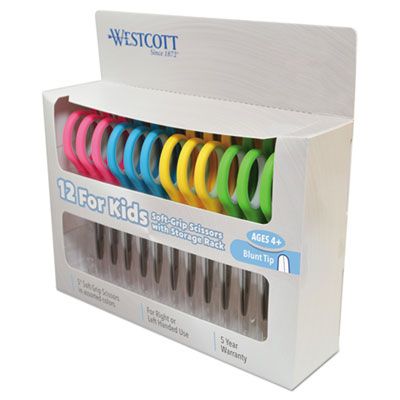 Westcott® Soft Handle Kids Scissors, Rounded Tip, 5