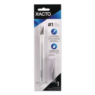 X-ACTO® No. 1 Precision Knife, 1 Knife with 5 Blades/Pack