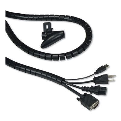 Innovera® Cable Management Coiled Tube, 0.75