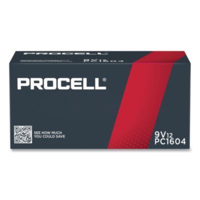 Procell® Professional Alkaline 9V Batteries, 72/Carton