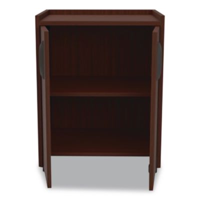 Safco® Mobile Refreshment Center, Engineered Wood, 3 Shelves, 23