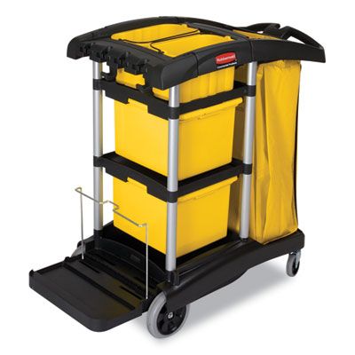Rubbermaid® Commercial Organizing Bin, 30-Quart, Yellow, 2/Carton
