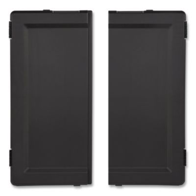Rubbermaid® Commercial Locking Door Kit, for Rubbermaid Commercial 2202581/2202527/2202585, Resin, Black