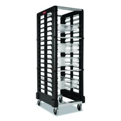 Rubbermaid® Commercial End Loader Rack for Food Boxes and Sheet Pans, 18 Rack, Plastic, 23.75
