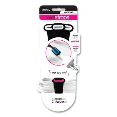 dotz® Locking Cord Strap, Black