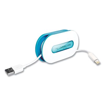 dotz® WrapID, Holds up to 6 ft of Cord, Blue