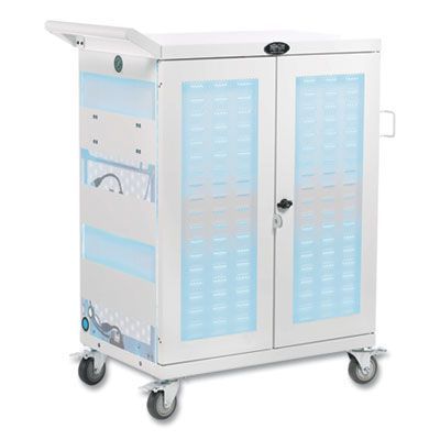 Tripp Lite by Eaton UV Sterilization and Charging Cart, 32 Devices, 34.8 x 21.6 x 42.3, White