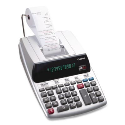Canon® MP25DV 12-Digit Ribbon Printing Calculator, Black/Red Print, 4.3 Lines/Sec