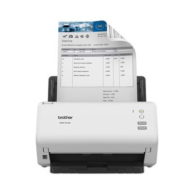 Brother ADS-3100 High-Speed Desktop Scanner, 600 dpi Optical Resolution, 60-Sheet Auto Doucment Feeder