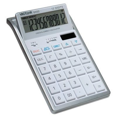 Victor® 6400 Desktop Calculator, 12-Digit LCD