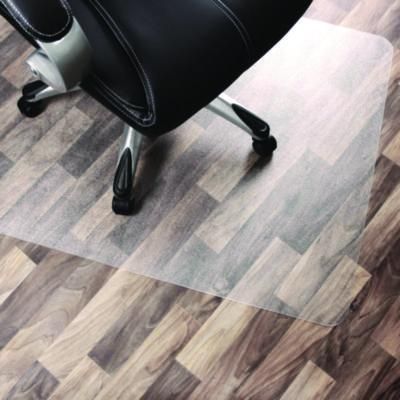 Floortex® Cleartex Unomat Anti-Slip Polycarbonate Chair Mat for Flat Pile Carpeted and Hard Floors, Rectangular, 35 Floortex® Cleartex Unomat Anti-Slip Polycarbonate Chair Mat for Flat Pile Carpeted and Hard Floors, Rectangular, 35" x 47", Clear