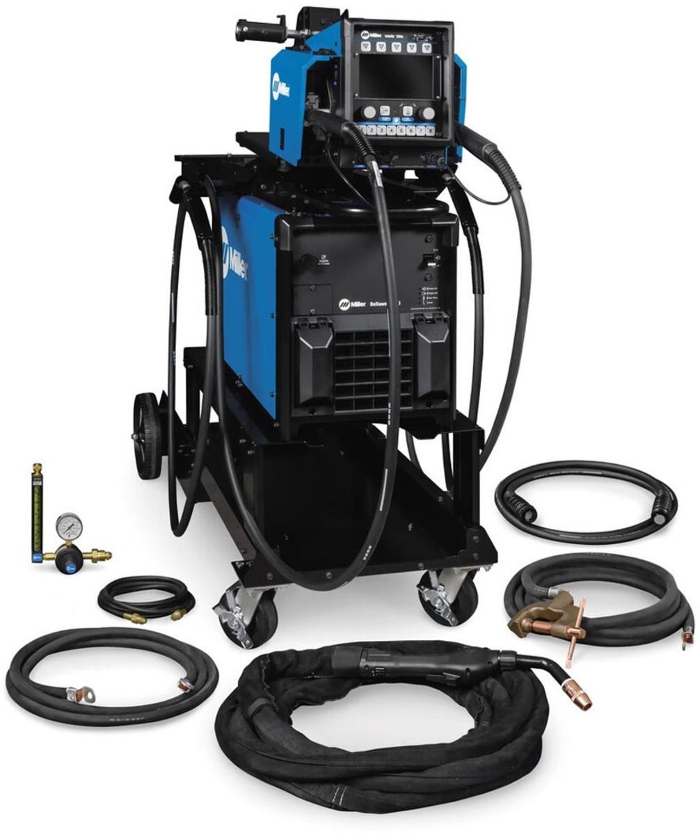 Miller® Deltaweld® 350/MIGRunner™ MIG Welder With 208 - 575V Input Voltage, With Dual Intellx™ Pro Feeder And Accessory Package