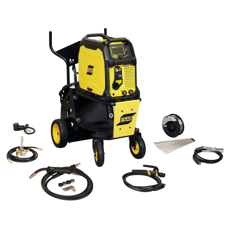 ESAB® Rebel™ EMP 235ic Single Phase CC/CV Multi-Process Welder With 120 - 230 Input Voltage, sMIG Technology And Accessory Package ESAB® Rebel™ EMP 235ic Single Phase CC/CV Multi-Process Welder With 120 - 230 Input Voltage, sMIG Technology And Accessory Package