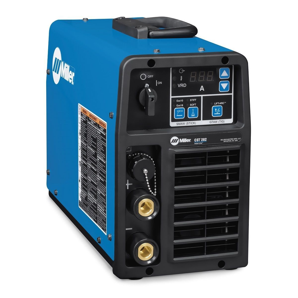 Miller® CST™ 282 TIG Welder With 208 - 575 Input Voltage, 280 Amp Max Output, Auto-Line™ Technology And Hot Start™