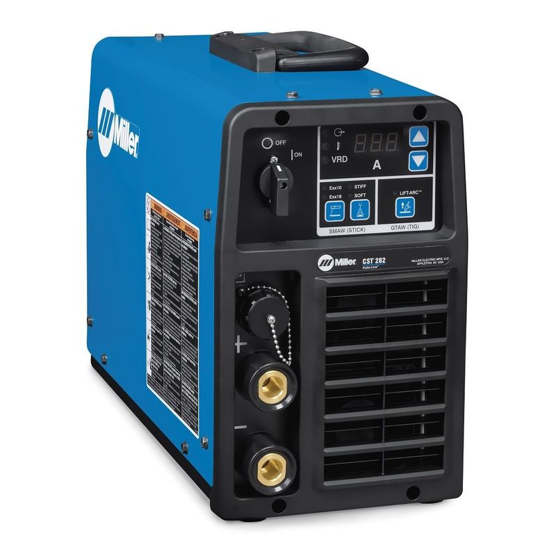 Miller® CST™ 282 TIG Welder With 208 - 575 Input Voltage, 280 Amp Max Output, Auto-Line™ Technology And Hot Start™ Miller® CST™ 282 TIG Welder With 208 - 575 Input Voltage, 280 Amp Max Output, Auto-Line™ Technology And Hot Start™