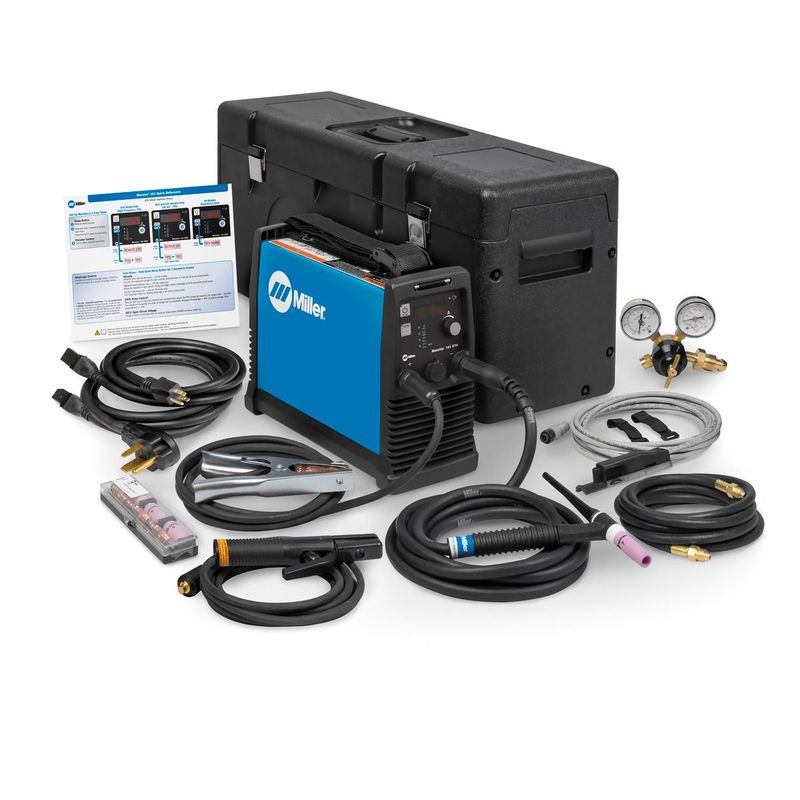Miller® Maxstar® 161 STH TIG Welder With 110 - 240 Input Voltage, 160 Amp Max Output, Hot Start™ And Fingertip Contractor Package Miller® Maxstar® 161 STH TIG Welder With 110 - 240 Input Voltage, 160 Amp Max Output, Hot Start™ And Fingertip Contractor Package