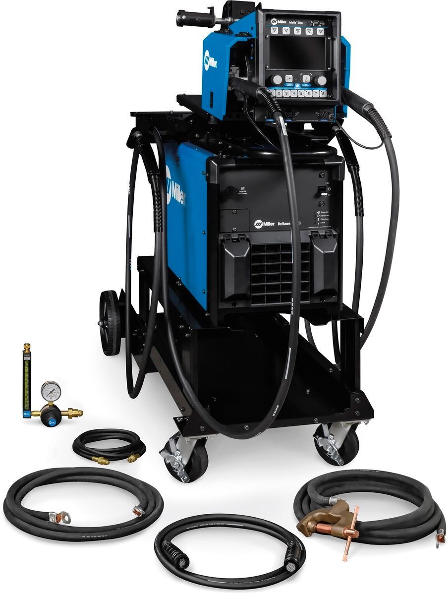 Miller® MIGRunner™/Deltaweld® 350 MIG Welder With 208 - 230 - 460 - 575 Input Voltage, Intellx™ Elite Dual Feeder And Accessory Package