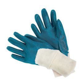 RADNOR™ Large Nitrile 3/4 Coated Work Gloves With Interlock Liner And Knit Wrist RADNOR™ Large Nitrile 3/4 Coated Work Gloves With Interlock Liner And Knit Wrist