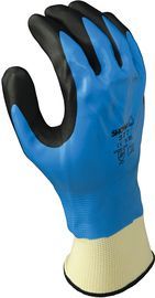 SHOWA™ Size 8 13 Gauge Nitrile Full Coated Work Gloves With Polyester And Nylon Liner And Knit Wrist