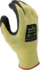 SHOWA® Size 8 15 Gauge Kevlar® And Spandex Cut Resistant Gloves With Sponge Nitrile Coated Palm And Knit Wrist