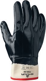 SHOWA™ Size 10 Heavy Duty Nitrile Full Coated Work Gloves With Cotton Liner And Safety Cuff