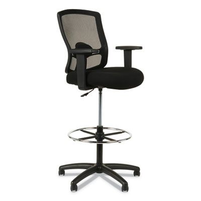 Alera® Alera Etros Series Mesh Stool, Supports Up to 275 lb, 25.19 Alera® Alera Etros Series Mesh Stool, Supports Up to 275 lb, 25.19" to 35.23" Seat Height, Black