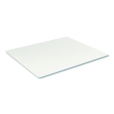 deflecto® OceanMat Carpet Chair Mat for Flat Pile Carpeted Floors, Rectangular, Straight Edges, 36