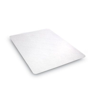 deflecto® EconoMat Non-Studded All Day Use Chair Mat for Hard Floors, Rectangular, 46