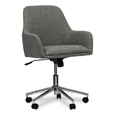 Workspace by Alera® Mid-Century Task Chair, Supports Up to 275 lb, 18.9