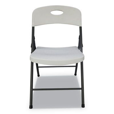 Alera® Molded Resin Folding Chair, Supports Up to 225 lb, 18.19