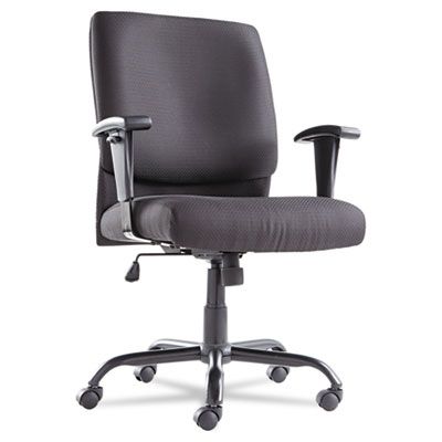 OIF Big/Tall Swivel/Tilt Mid-Back Chair, Supports Up to 450 lb, 19.29 OIF Big/Tall Swivel/Tilt Mid-Back Chair, Supports Up to 450 lb, 19.29" to 23.22" Seat Height, Black