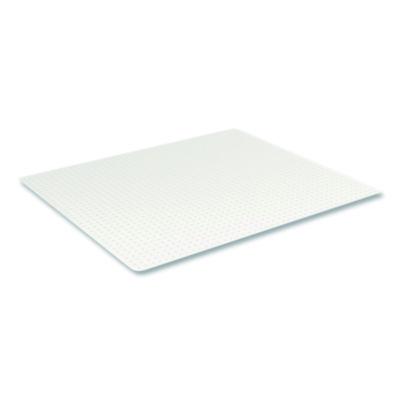deflecto® OceanMat Carpet Chair Mat for Flat Pile Carpeted Floors, Rectangular, Straight Edges, 46