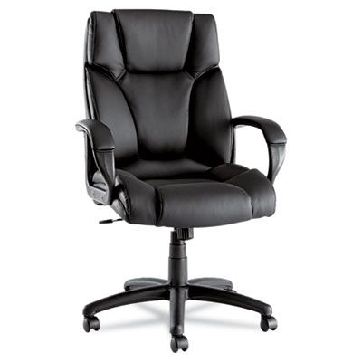 Alera® Alera Fraze Series Executive High-Back Swivel/Tilt Bonded Leather Chair, Supports 275 lb, 17.71