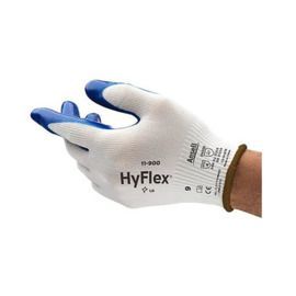 Ansell Size 9 HyFlex® 11-900 13 Gauge Nitrile Palm Coated Work Gloves With Nylon Liner And Knit Wrist Ansell Size 9 HyFlex® 11-900 13 Gauge Nitrile Palm Coated Work Gloves With Nylon Liner And Knit Wrist