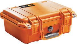 Pelican™ Protector® .31 cu ft Orange Polypropylene Equipment Case Pelican™ Protector® .31 cu ft Orange Polypropylene Equipment Case