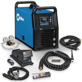 Miller® SYNCROWAVE 212 TIG Welder With 240 Input Voltage, 210 Amp Max Output, Auto-Set™ And Pro-Set™ And Accessory Package