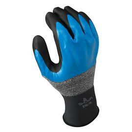 SHOWA™ Size 9 13 Gauge Nitrile Full Coated Work Gloves With Polyester Liner And Knit Wrist SHOWA™ Size 9 13 Gauge Nitrile Full Coated Work Gloves With Polyester Liner And Knit Wrist