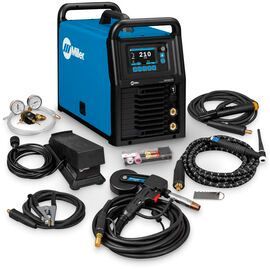 Miller® Syncrowave® 212 TIG Welder With 120 - 240 Input Voltage, Auto-Set™ Technology, Pro-Set™ TIG/Stick Manual Modes And Air-Cooled Spool Gun Accessory Package Miller® Syncrowave® 212 TIG Welder With 120 - 240 Input Voltage, Auto-Set™ Technology, Pro-Set™ TIG/Stick Manual Modes And Air-Cooled Spool Gun Accessory Package