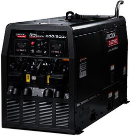 Lincoln Electric® Dual Maverick® 200/200X Engine Driven Welder With 24.8 hp Kubota® Diesel Engine