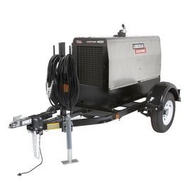 Lincoln Electric® Air Vantage® 400 Engine Driven Welder With 32.7 hp Perkins® Diesel Engine And Two-Wheel Welder Trailer And Ready-Pak® Accessory Package