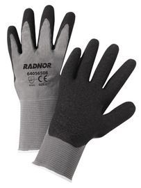 RADNOR™ X-Large 13 Gauge Latex Rubber Palm And Finger Coated Work Gloves With Nylon Knit Liner And Knit Wrist RADNOR™ X-Large 13 Gauge Latex Rubber Palm And Finger Coated Work Gloves With Nylon Knit Liner And Knit Wrist