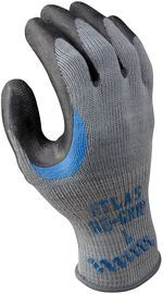 SHOWA™ Size 9 ATLAS® 10 Gauge Latex Rubber Palm Coated Work Gloves With Cotton And Polyester Liner And Knit Wrist SHOWA™ Size 9 ATLAS® 10 Gauge Latex Rubber Palm Coated Work Gloves With Cotton And Polyester Liner And Knit Wrist