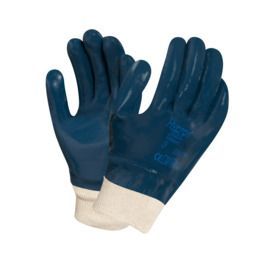 Ansell Size 9 ActivArmr® 27-602 Nitrile Full Work Gloves With Cotton Jersey Liner And Knit Wrist Ansell Size 9 ActivArmr® 27-602 Nitrile Full Work Gloves With Cotton Jersey Liner And Knit Wrist