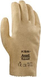 Ansell Size 9 KSR® 22-515 PVC Full Work Gloves With Cotton Liner And Slip-On Cuff Ansell Size 9 KSR® 22-515 PVC Full Work Gloves With Cotton Liner And Slip-On Cuff