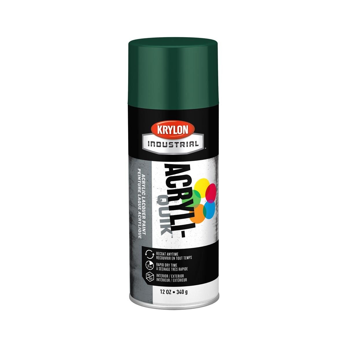Krylon® 12 Ounce Aerosol Can Gloss Hunter Green Industrial Acryli-Quik™ Acrylic Lacquer Spray Paint Krylon® 12 Ounce Aerosol Can Gloss Hunter Green Industrial Acryli-Quik™ Acrylic Lacquer Spray Paint