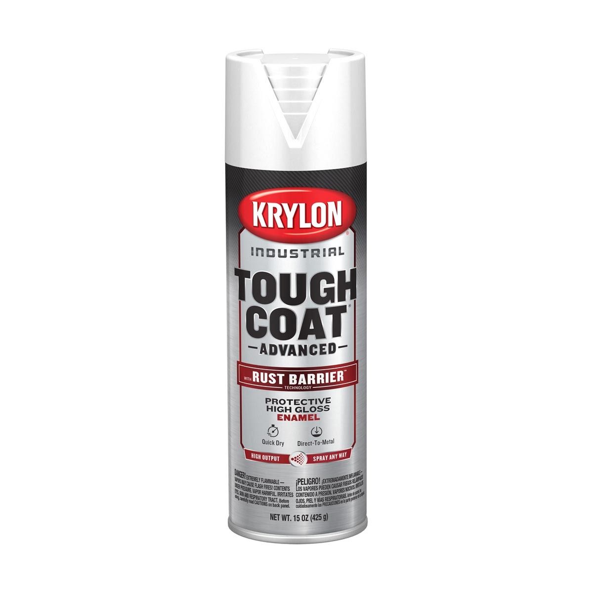Krylon® 15 Ounce Aerosol Can Gloss White Industrial Tough Coat® Advanced Spray Paint Krylon® 15 Ounce Aerosol Can Gloss White Industrial Tough Coat® Advanced Spray Paint