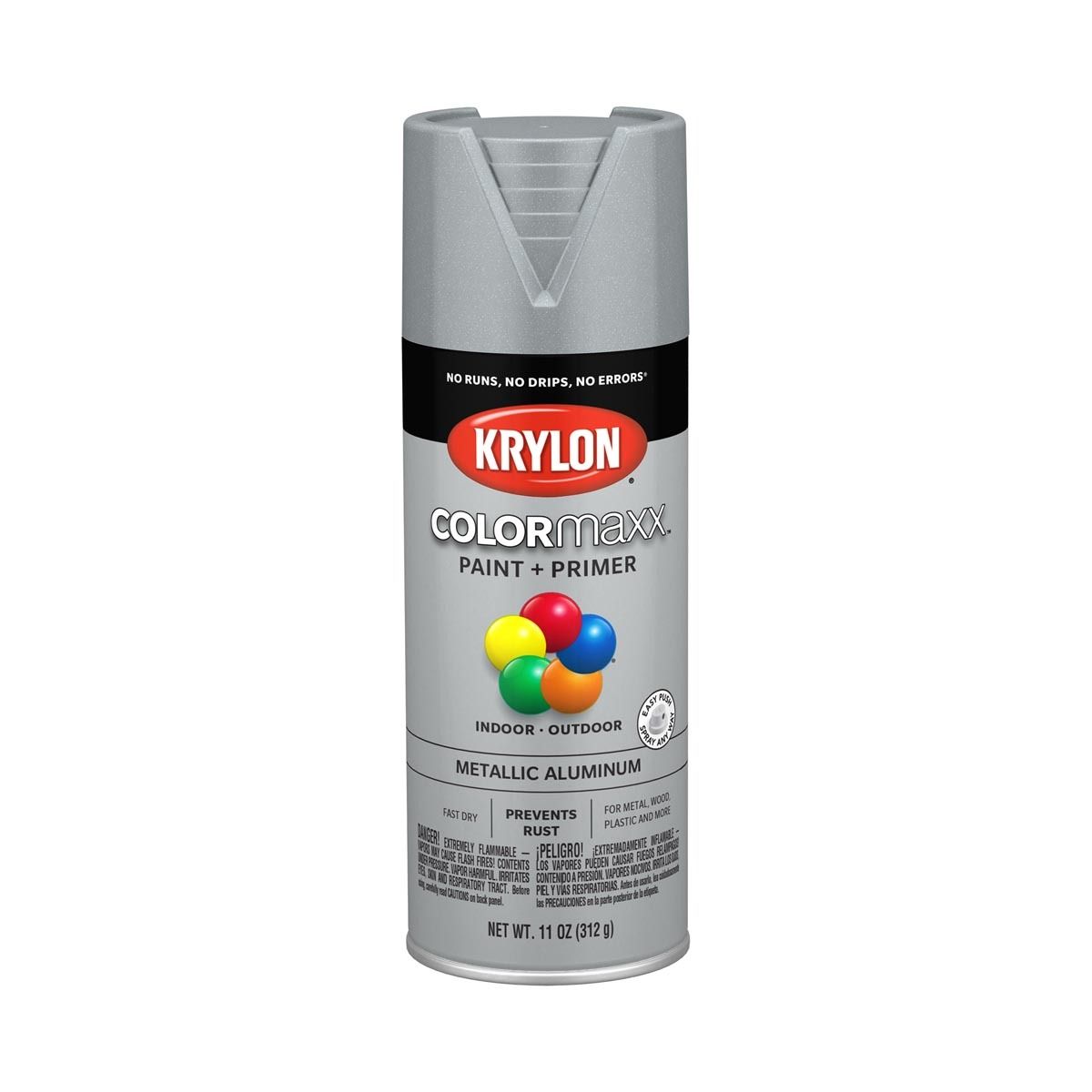 Krylon® 11 Ounce Aerosol Can Metallic COLORmaxx™ Spray Paint Krylon® 11 Ounce Aerosol Can Metallic COLORmaxx™ Spray Paint