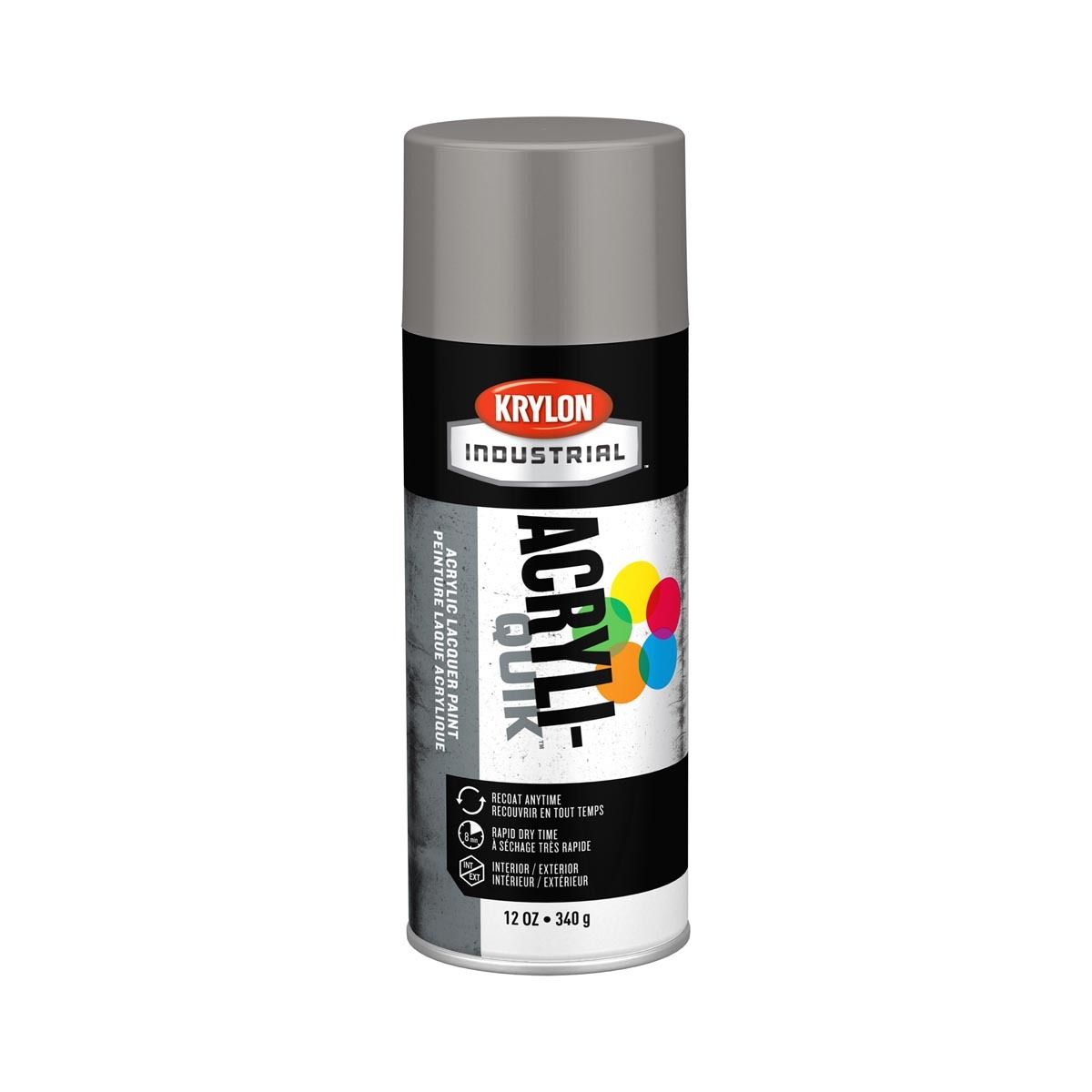 Krylon® 12 Ounce Aerosol Can Gloss Smoke Gray Industrial Acryli-Quik™ Acrylic Lacquer Spray Paint Krylon® 12 Ounce Aerosol Can Gloss Smoke Gray Industrial Acryli-Quik™ Acrylic Lacquer Spray Paint
