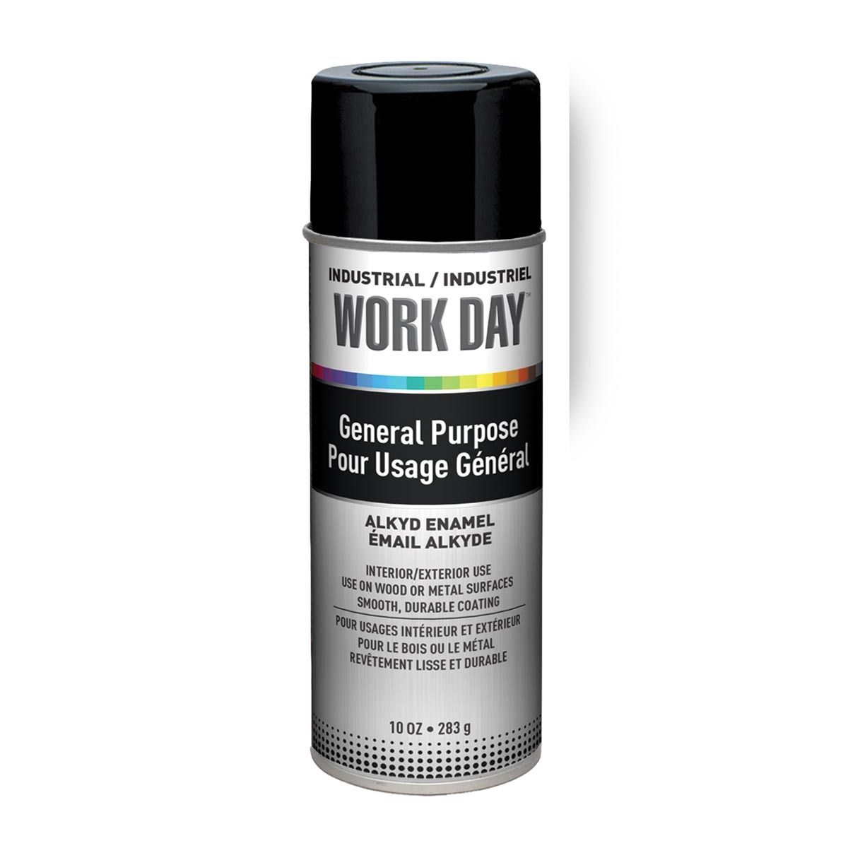 Krylon® 10 Ounce Aerosol Can Gloss Black Industrial Work Day™ Spray Paint Krylon® 10 Ounce Aerosol Can Gloss Black Industrial Work Day™ Spray Paint
