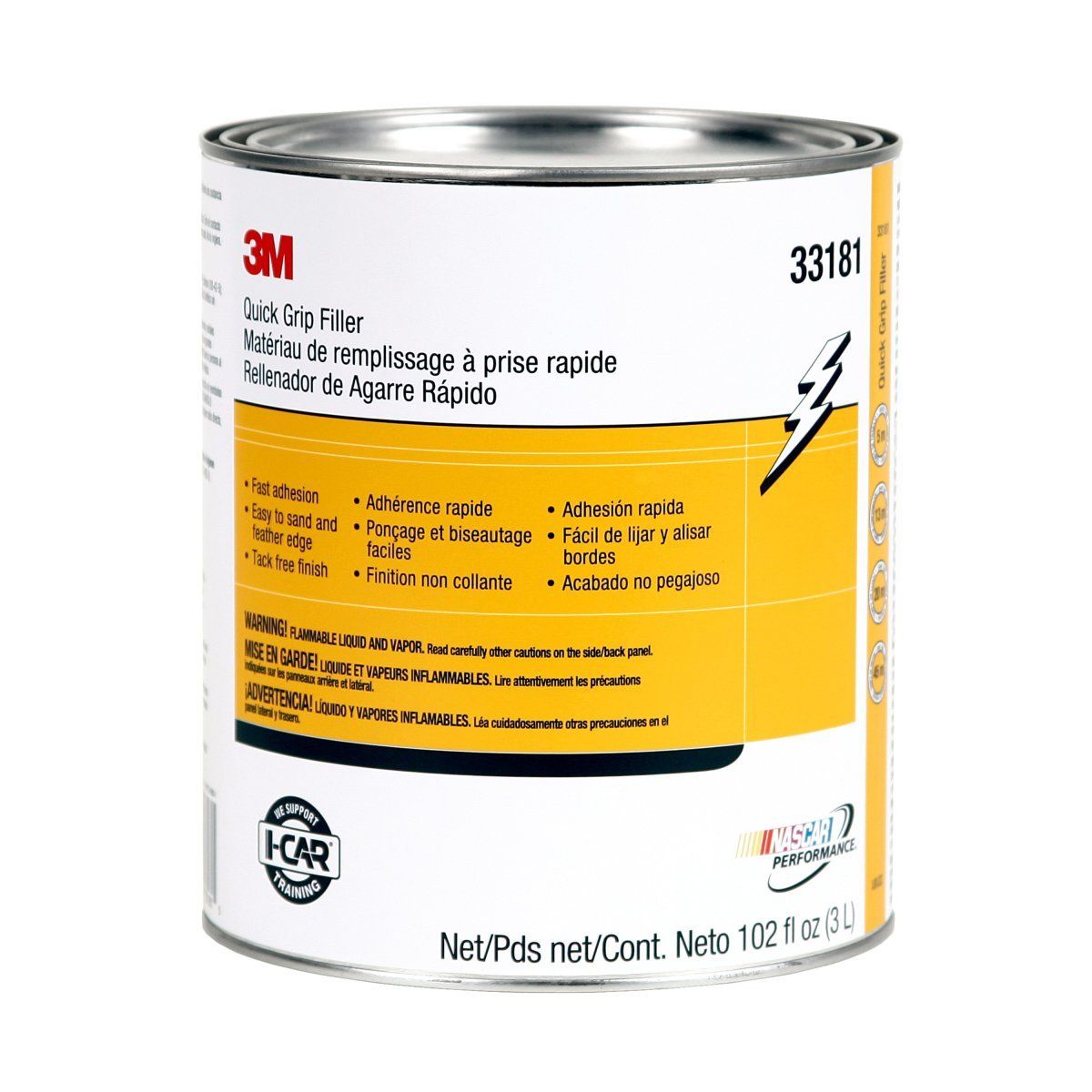 3M Size 1 Gallon Can Gray Body Filler 3M Size 1 Gallon Can Gray Body Filler